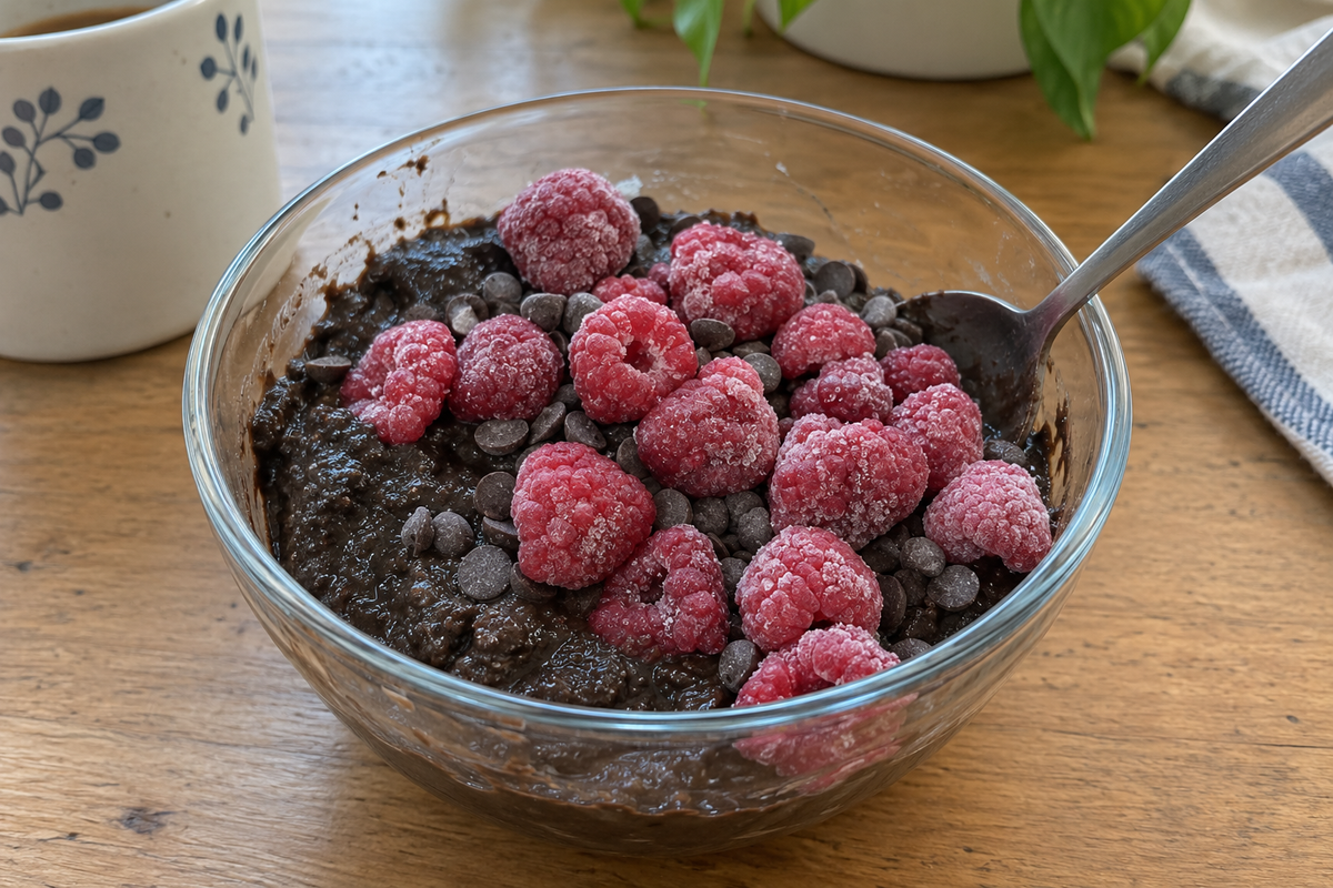 Petit-déjeuner vegan riche en fer : notre crème chocolatée aux lentilles