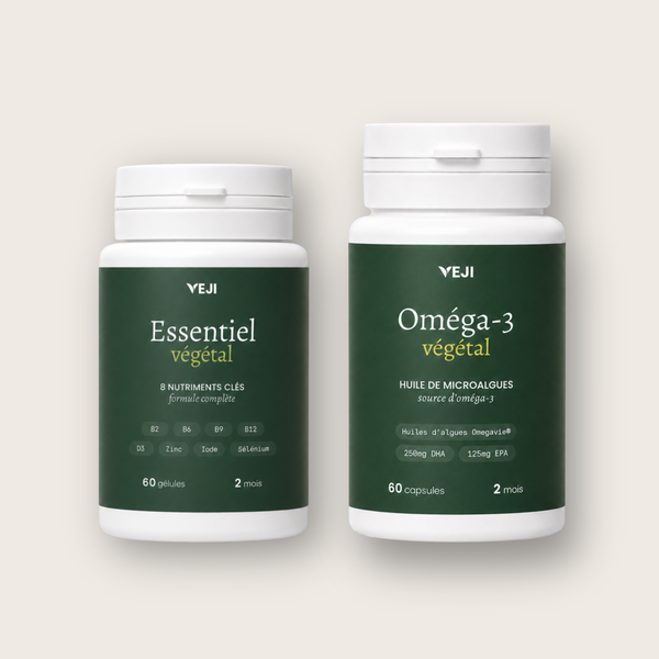 Lot Essentiel végétal + Oméga-3 végétal VEJI