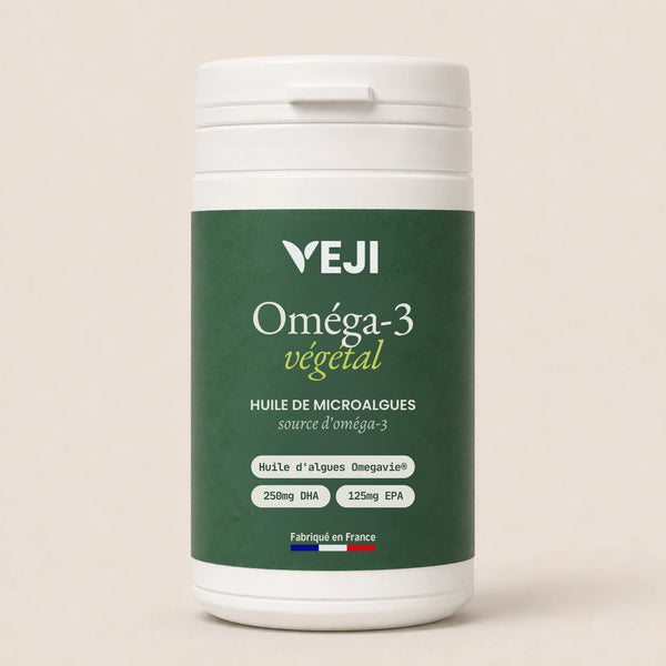 Oméga-3 végétal VEJI — nouvelle étiquette