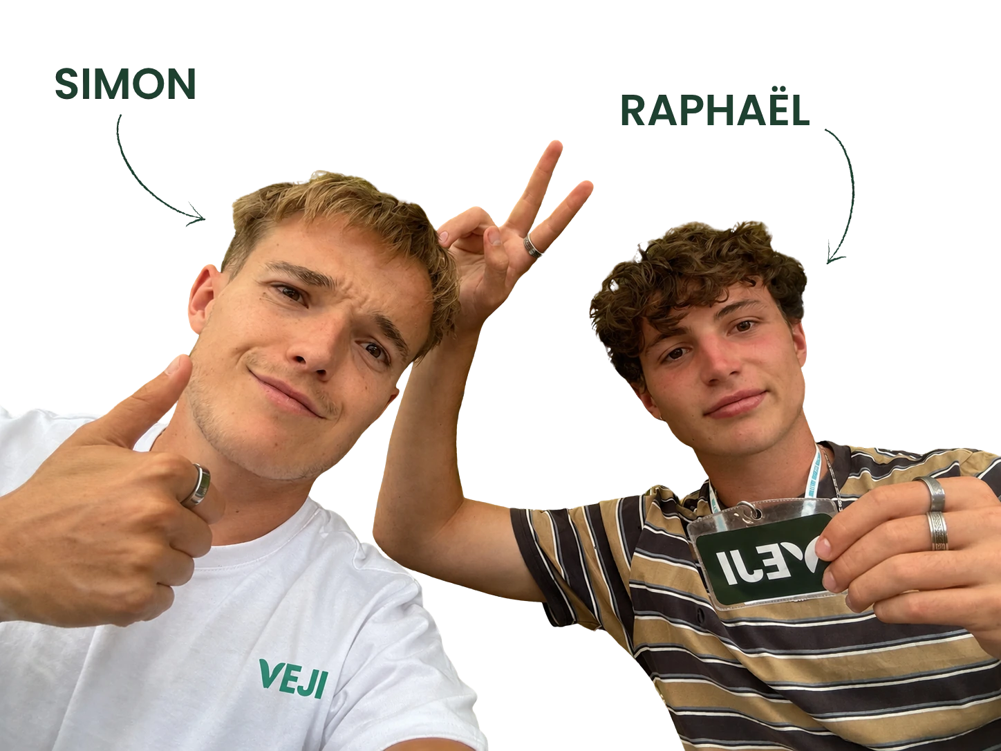 Simon et Raphaël, les deux frères derrière VEJI